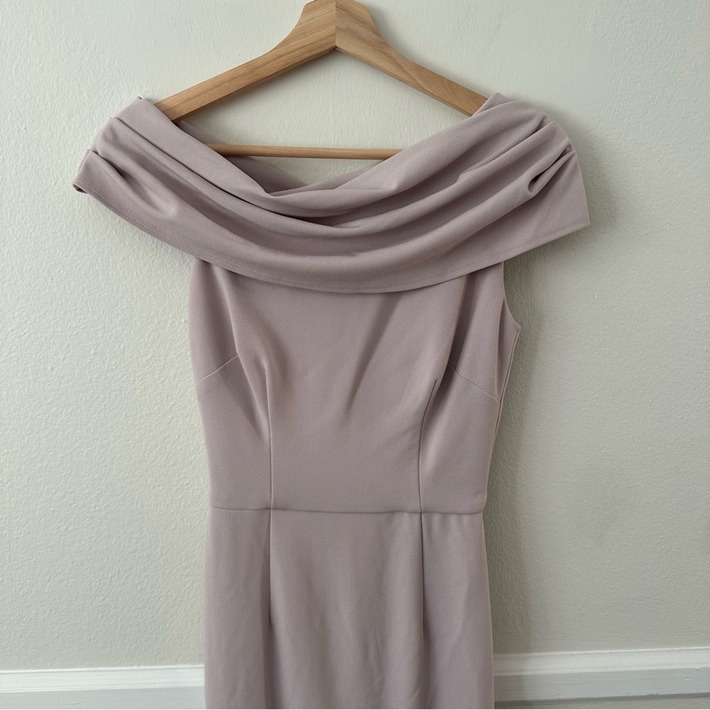 NWOT Katie May Off Shoulder Gown